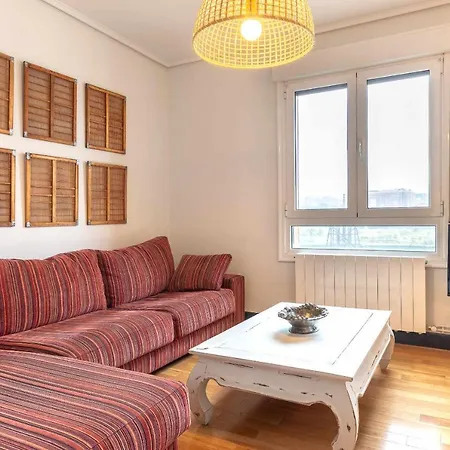 Apartment Kuia Con Vistas Frontales A La Ria De Bilbao Cerca Del Metro *